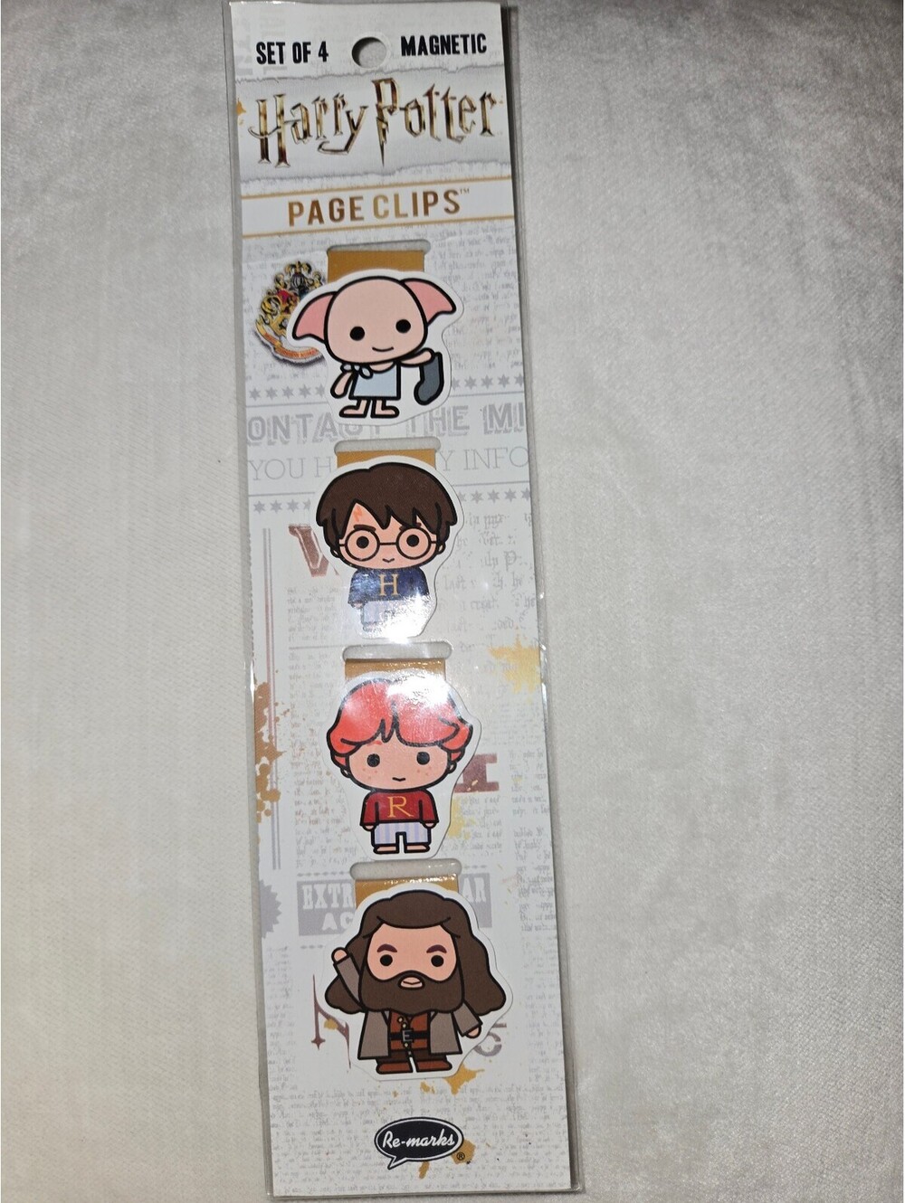 Harry Potter Set of 4 Magnetic Page Clips
